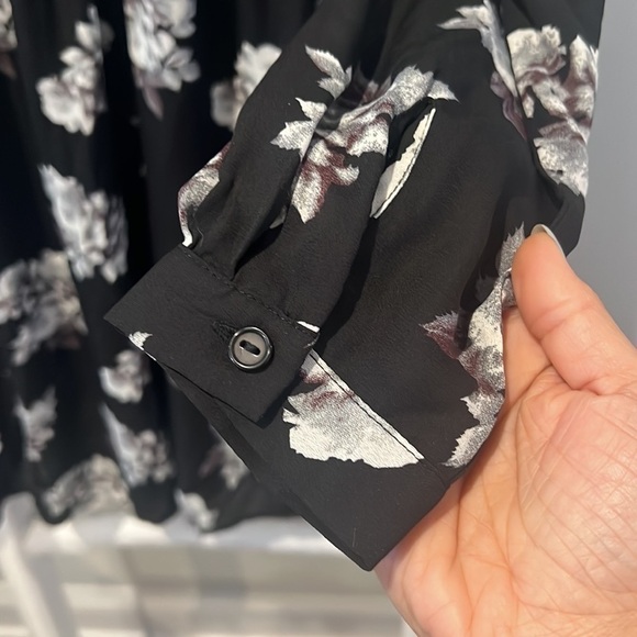 MOON boho floral nwt silky swing dress size large - Picture 5 of 11